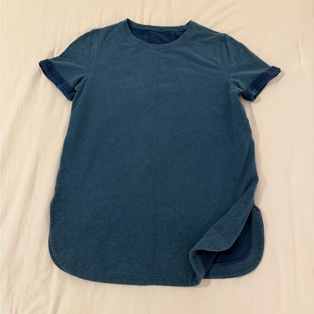 Lululemon All Time Tee in Teal Size 6